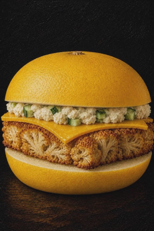 Cauliflower Cheeseburger – відео роботи